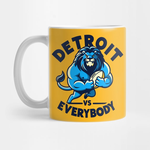 Detroit Lions vs Everybody by FanArts